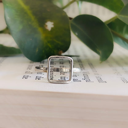 Square Minimalist Ring