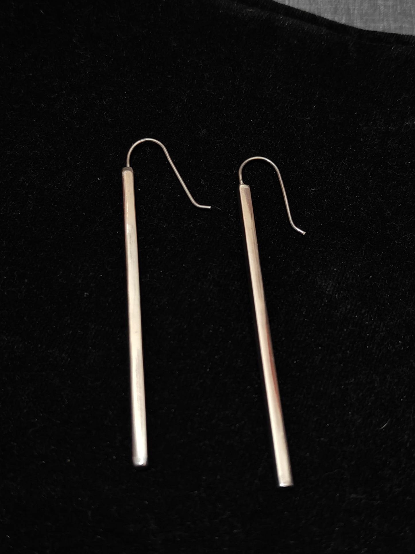 Minimalist Bar Silver Earring