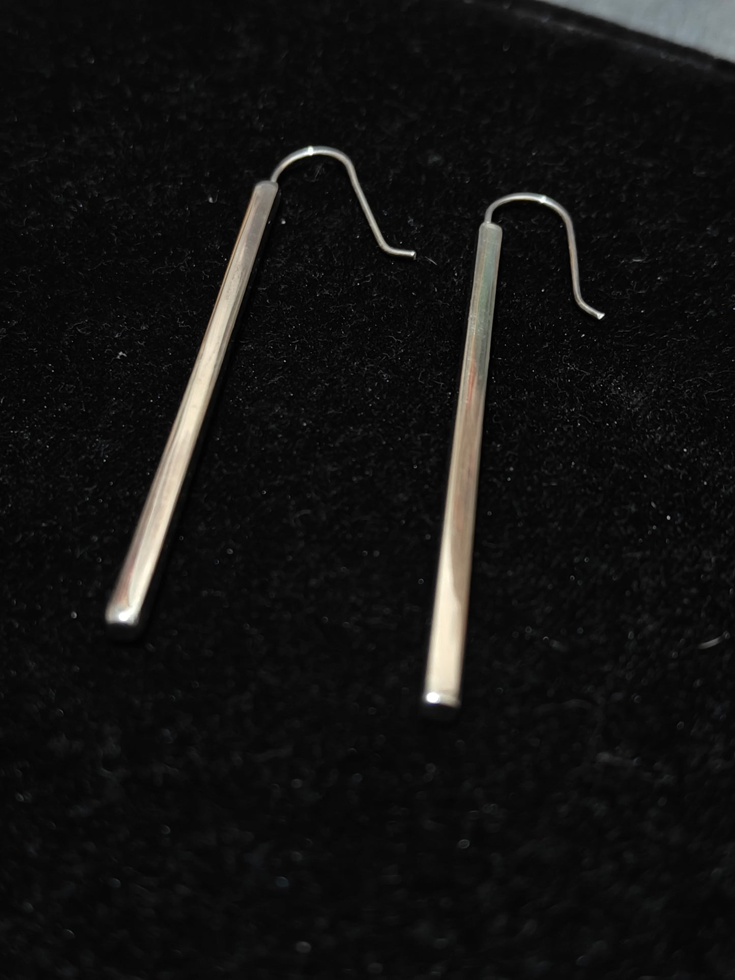 Minimalist Bar Silver Earring