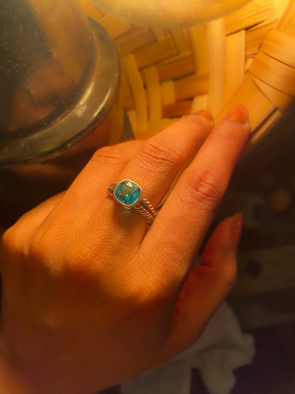 Blue Topaz Ring