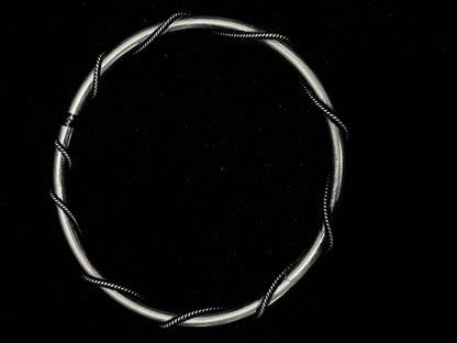 Silver Twist Bracelet/ Bangle