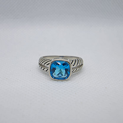 Blue Topaz Ring