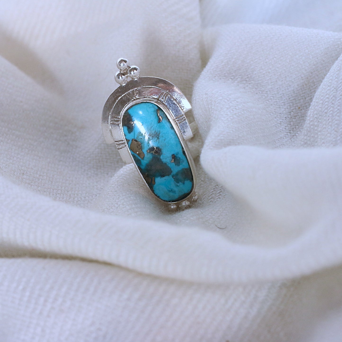 Irani Feroza Turquoise  Ring