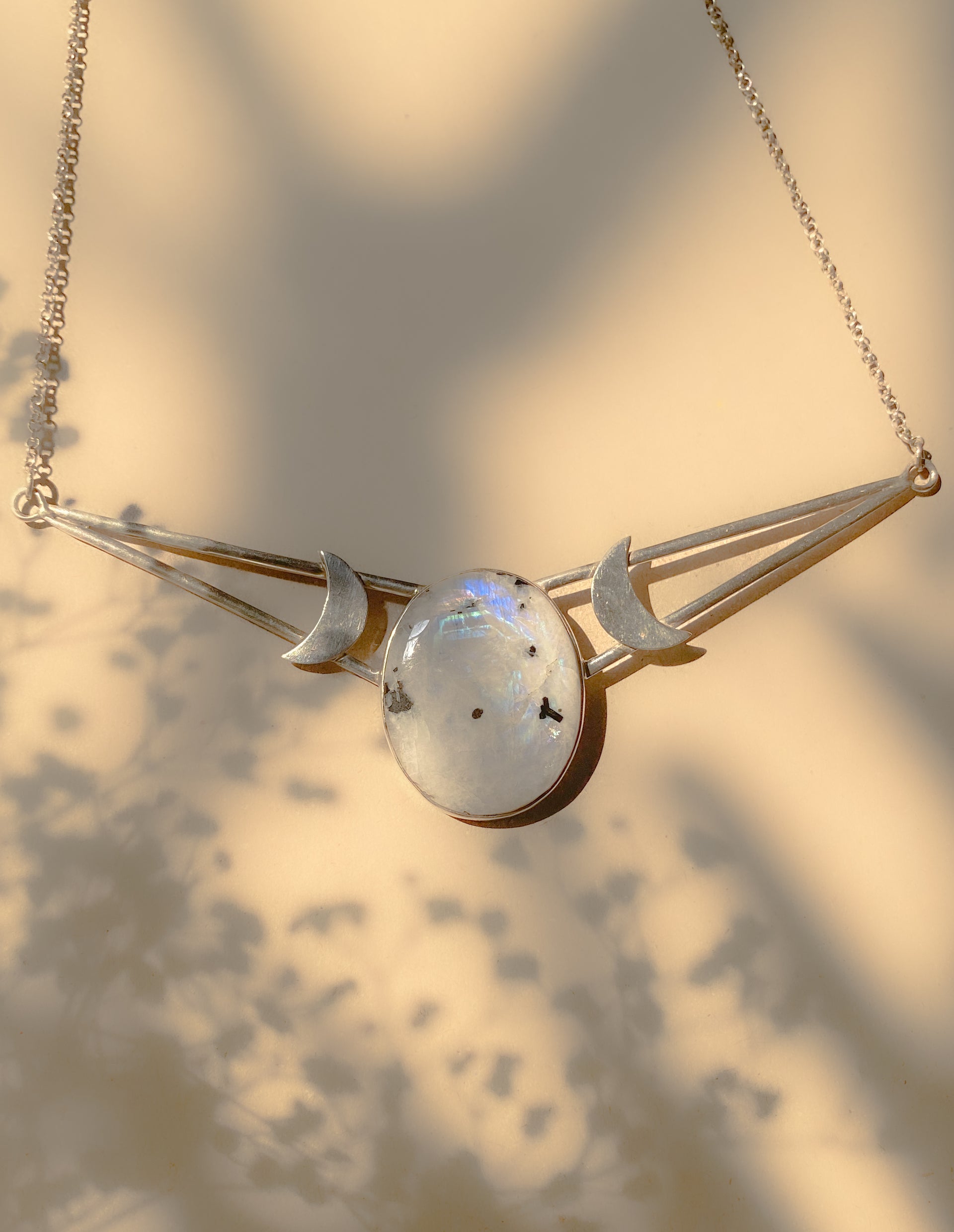 Moonstone Statement Necklace – ORNAATE